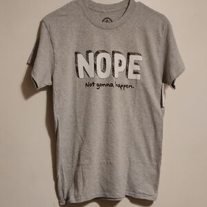 D.O.M. “Nope Not Gonna Happen” Graphic Tee Size Small NWOT